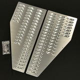 3-Row - USA - Bolt-On Hood Louver Panel Set - Complete Cooling Kit - w/SS Hardware