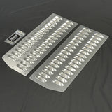 2-Row - USA - Bolt-On Hood Louver Panels Set - Complete Cooling Kit - w/SS Hardware