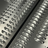 3-Row - USA - Bolt-On Hood Louver Panel Set - Complete Cooling Kit - w/SS Hardware