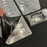 3-Row - USA - Bolt-On Hood Louver Panel Set - Complete Cooling Kit - w/SS Hardware