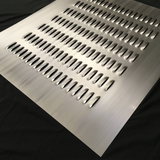 18 Gauge Steel Light Brush Finish Vent Louvers Trunk Lid Skin