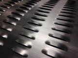 Hot Rod Louvers - Close Up - Light Brush Finish