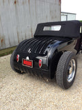 Twisted Road Customs built decklid and roll pan greg southworth hot rod ford model a roadster black
