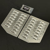 USA - Value 2 Row - Aluminum Hood Louver Panel Set - Bolt-On Cooling Kit - Universal DIY Vents