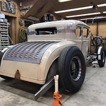 1930 1931 30 31 Chopped Ford Model A Coupe With Louvered Trunk Lid Skin Deck 1932 Ford Frame Chopper Wisconsin
